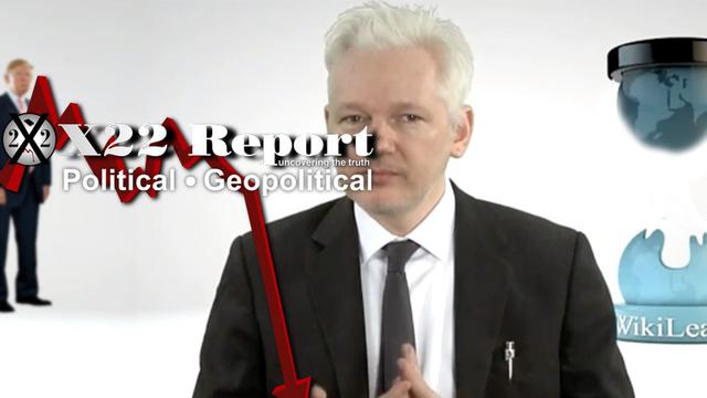 X 22 Report Ep. 2649b - Scavino Message Received, Assange Key To DNC ’Source’ ‘Hack’ ‘187’
