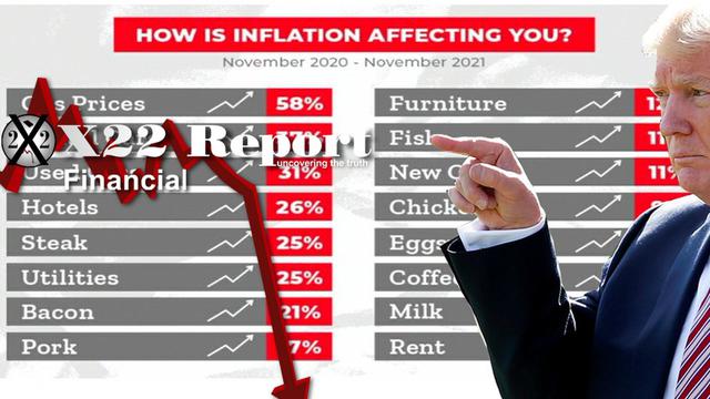 X 22 report Ep. 2652a - Trump Sends Message, Are You Seeing Inflation Like I Am, [CB] Exposed