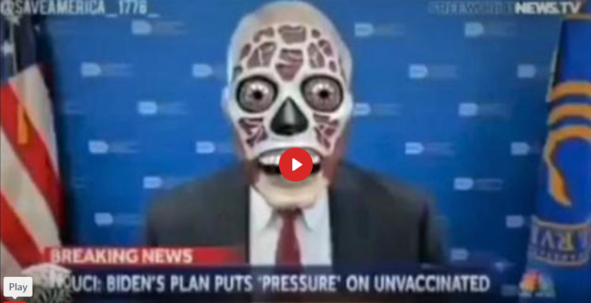 THEY LIVE! SPECIAL GLASSES NOT REQUIRED TO SEE BEHIND THEIR MASKS & PROPAGANDA....