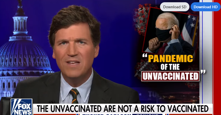 "Pandemic Of The Unvaccinated" Biden blames unvaccinated for crowding hospitals putting our economy at risk.