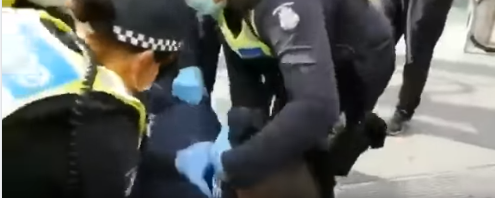 When you try to express yourself to the Australian police on the tyrannical measures these what happens to you Sep. 26, 2021