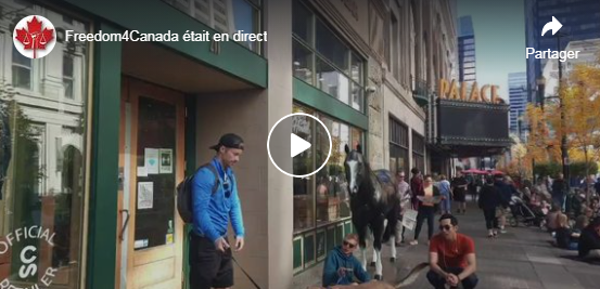 FREEDOM Canada do a pinic  directly into the streets NO PASS